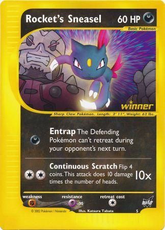 Rocket's Sneasel (5) (Jumbo Card) [Best of Promos] | Game Haven TX