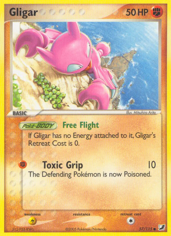Gligar (57/115) [EX: Unseen Forces] | Game Haven TX
