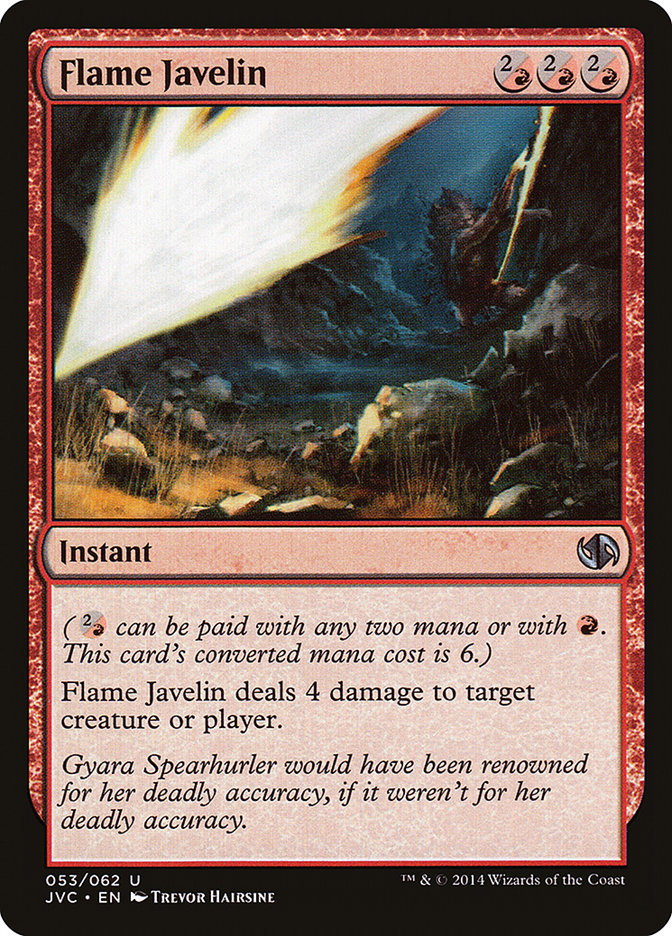 Flame Javelin [Duel Decks Anthology: Jace vs. Chandra] | Game Haven TX