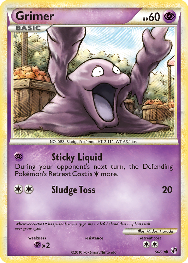Grimer (50/90) [HeartGold & SoulSilver: Undaunted] | Game Haven TX