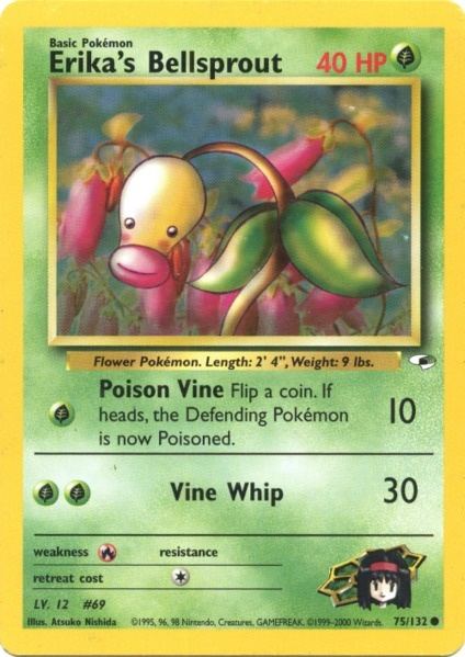 Erika's Bellsprout (75/132) [Gym Heroes Unlimited] | Game Haven TX