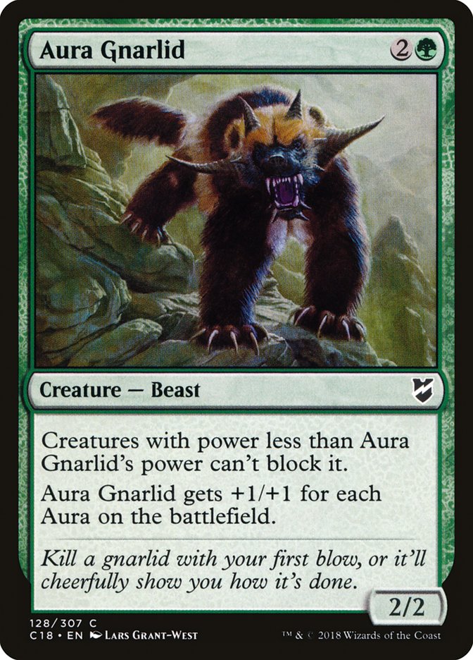 Aura Gnarlid [Commander 2018] | Game Haven TX
