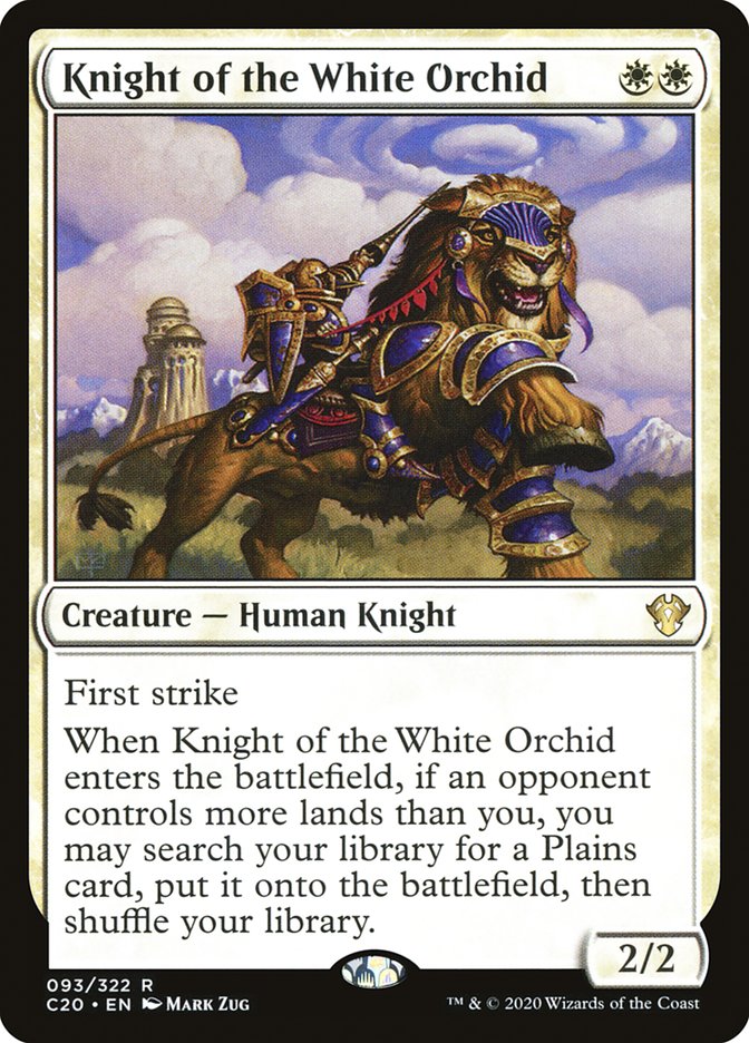 Knight of the White Orchid [Commander 2020] | Game Haven TX