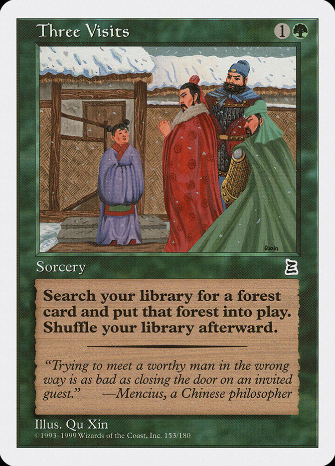 Three Visits [Portal Three Kingdoms] | Game Haven TX
