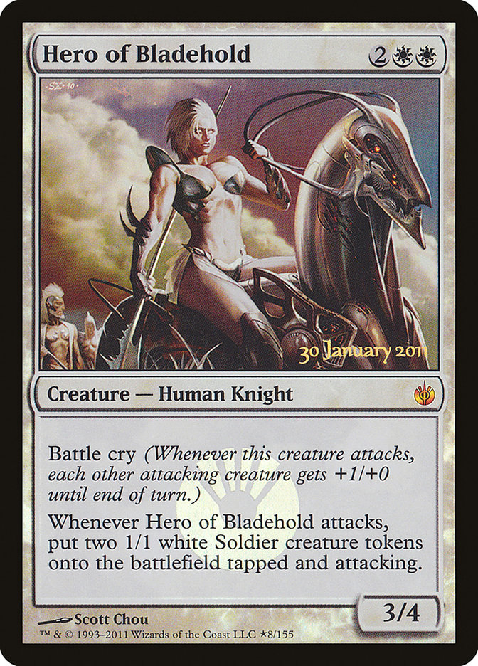 Hero of Bladehold [Mirrodin Besieged Promos] | Game Haven TX