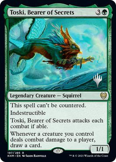 Toski, Bearer of Secrets (Promo Pack) [Kaldheim Promos] | Game Haven TX
