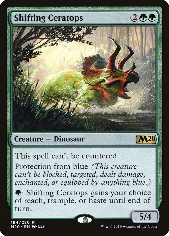 Shifting Ceratops [Core Set 2020] | Game Haven TX