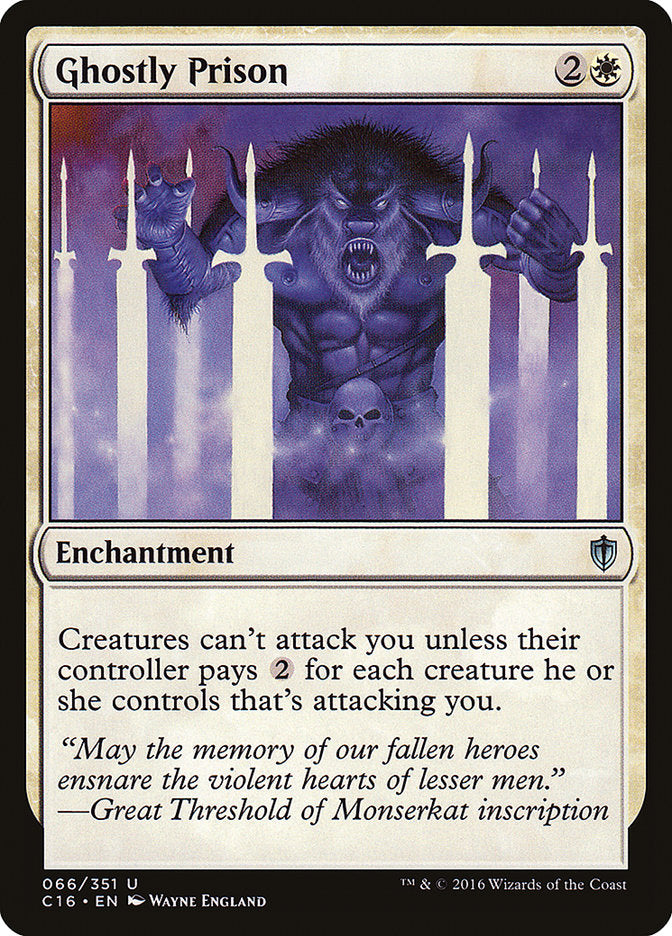 Ghostly Prison [Commander 2016] | Game Haven TX