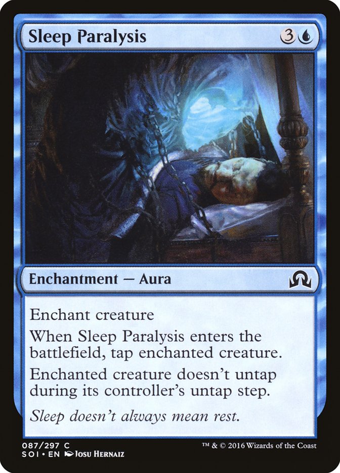 Sleep Paralysis [Shadows over Innistrad] | Game Haven TX