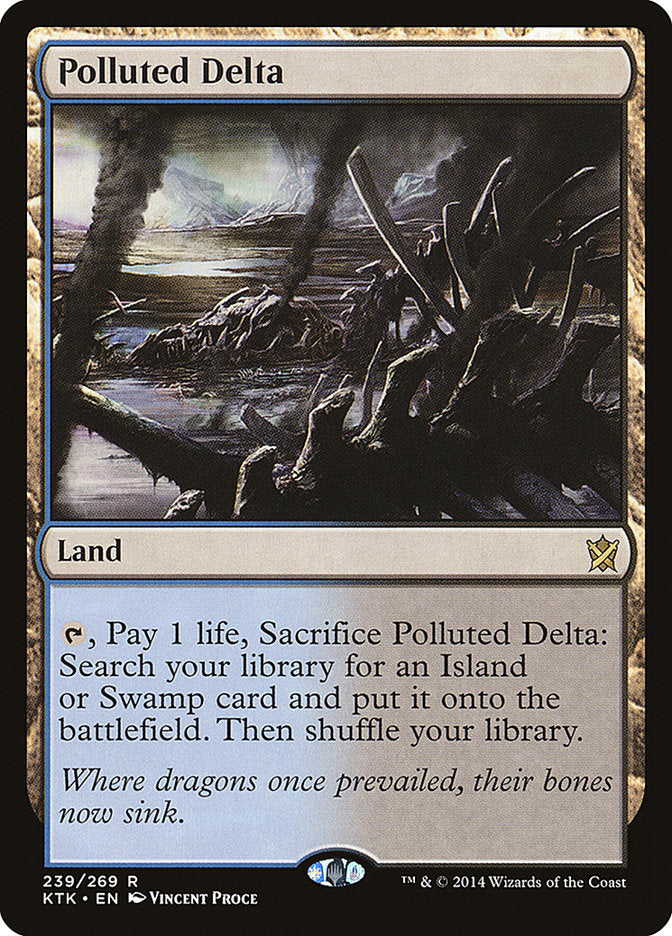 Polluted Delta [Khans of Tarkir] | Game Haven TX