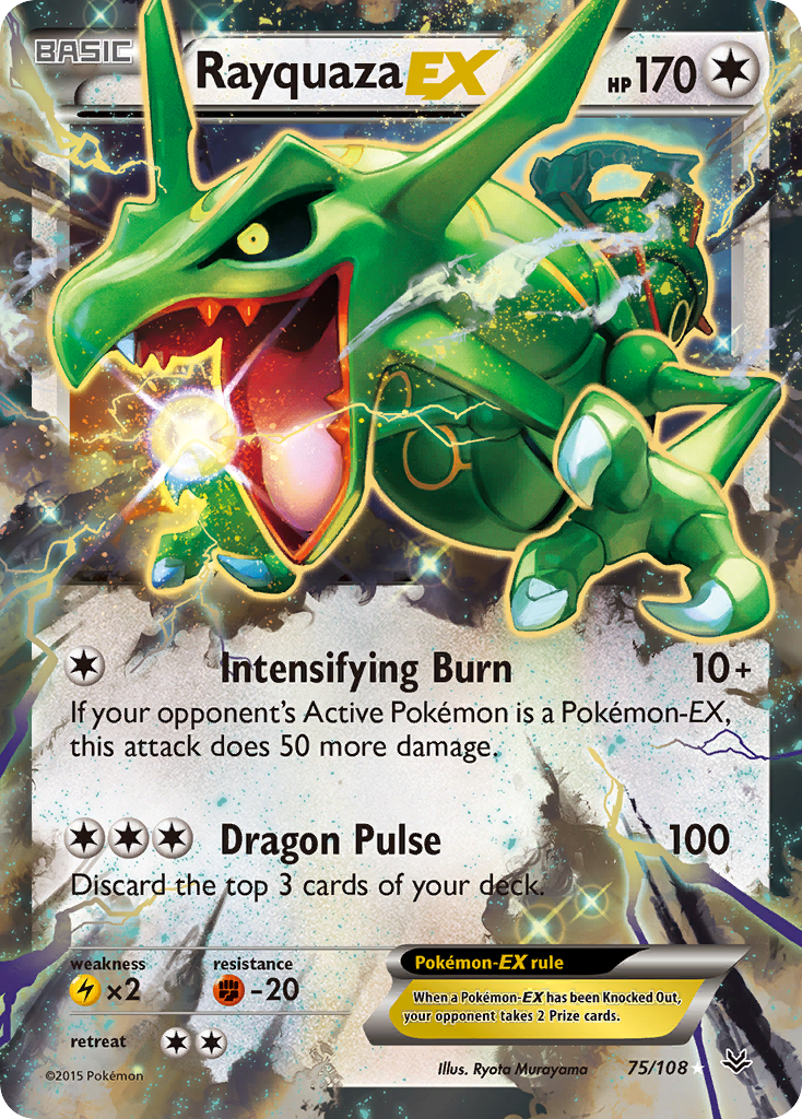 Rayquaza EX (75/108) [XY: Roaring Skies] | Game Haven TX