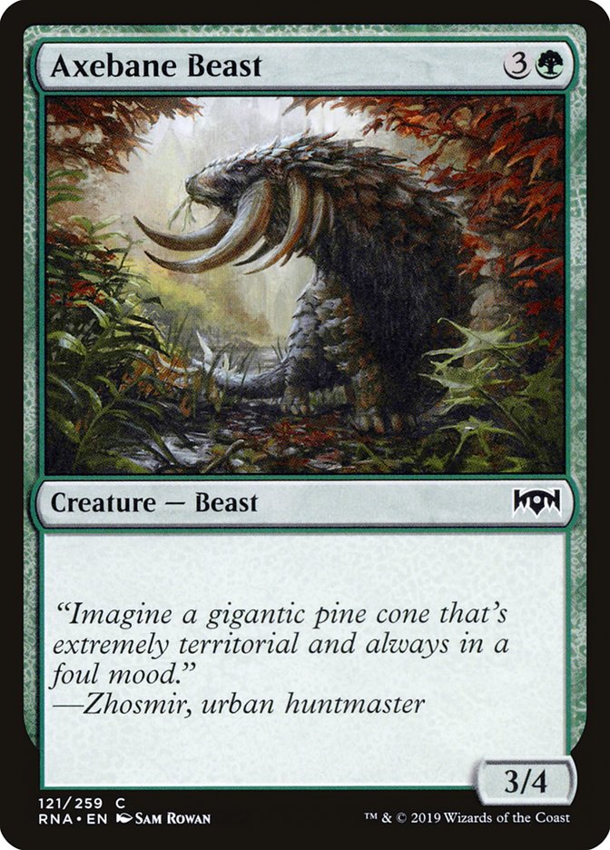 Axebane Beast [Ravnica Allegiance] | Game Haven TX
