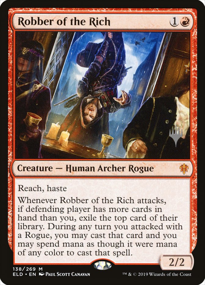 Robber of the Rich (Promo Pack) [Throne of Eldraine Promos] | Game Haven TX