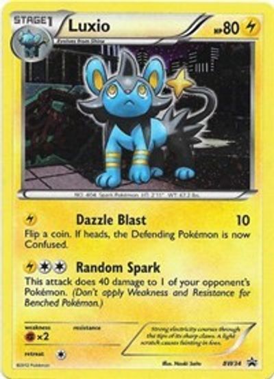 Luxio (BW34) (Cosmos Holo) [Black & White: Black Star Promos] | Game Haven TX