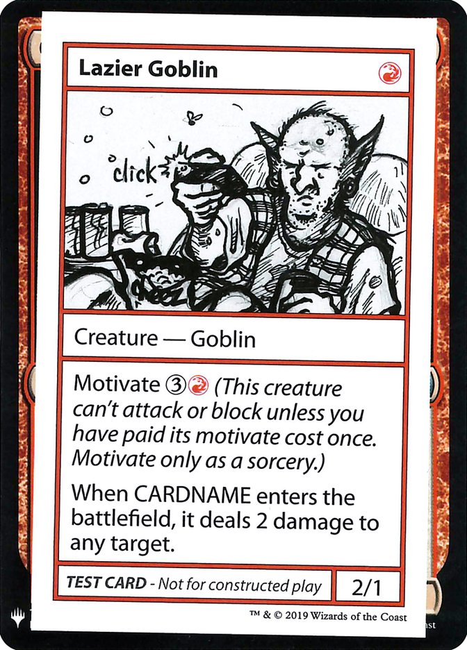 Lazier Goblin [Mystery Booster Playtest Cards] | Game Haven TX