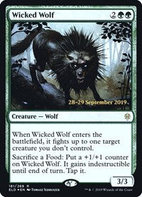 Wicked Wolf [Throne of Eldraine Promos] | Game Haven TX
