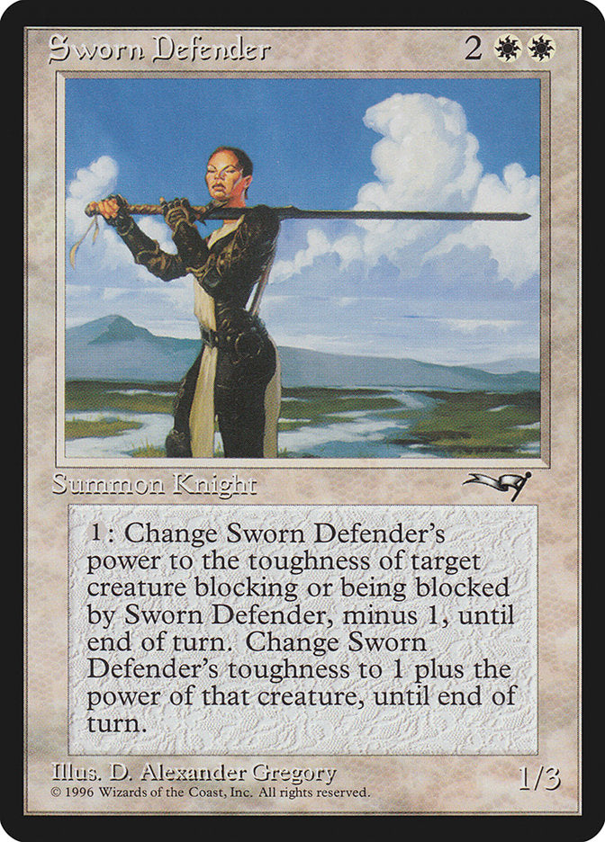 Sworn Defender [Alliances] | Game Haven TX