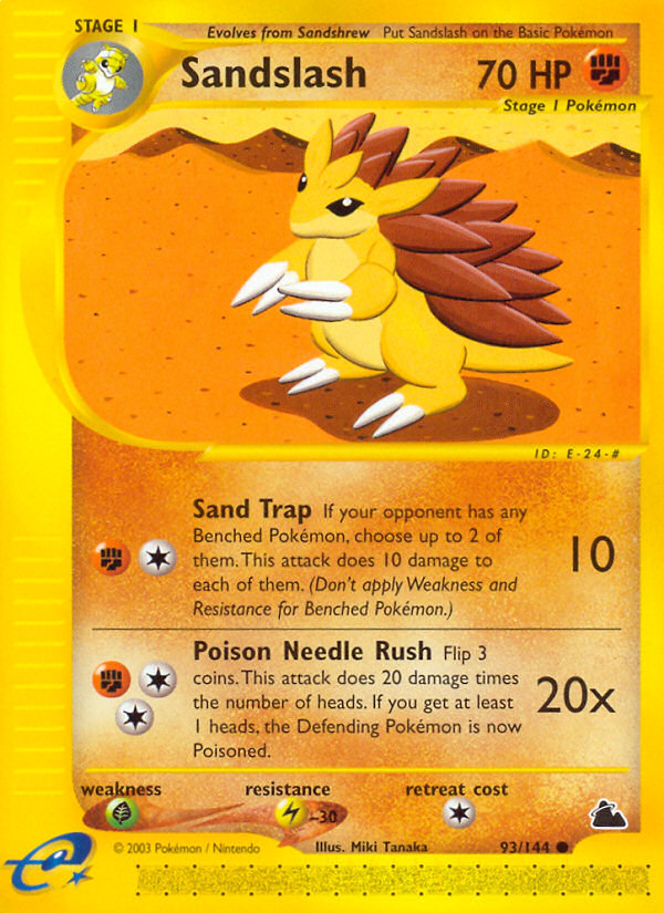Sandslash (93/144) [Skyridge] | Game Haven TX