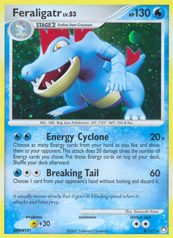 Feraligatr (8/123) [Diamond & Pearl: Mysterious Treasures] | Game Haven TX