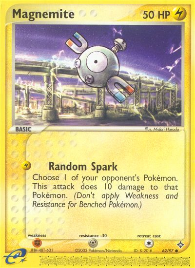 Magnemite (62/97) [EX: Dragon] | Game Haven TX