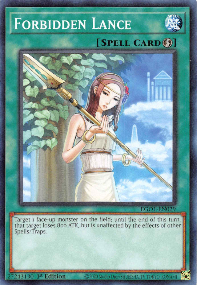 Forbidden Lance [EGO1-EN029] Common | Game Haven TX