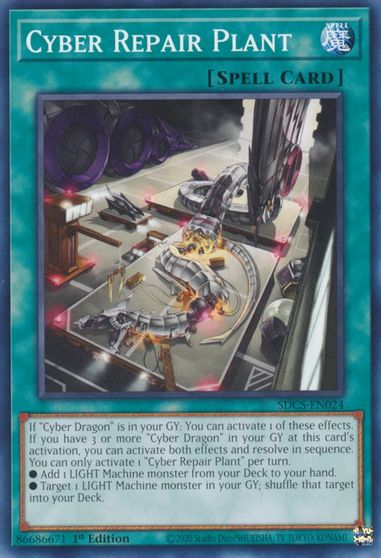 Cyber Repair Plant [SDCS-EN024] Common | Game Haven TX