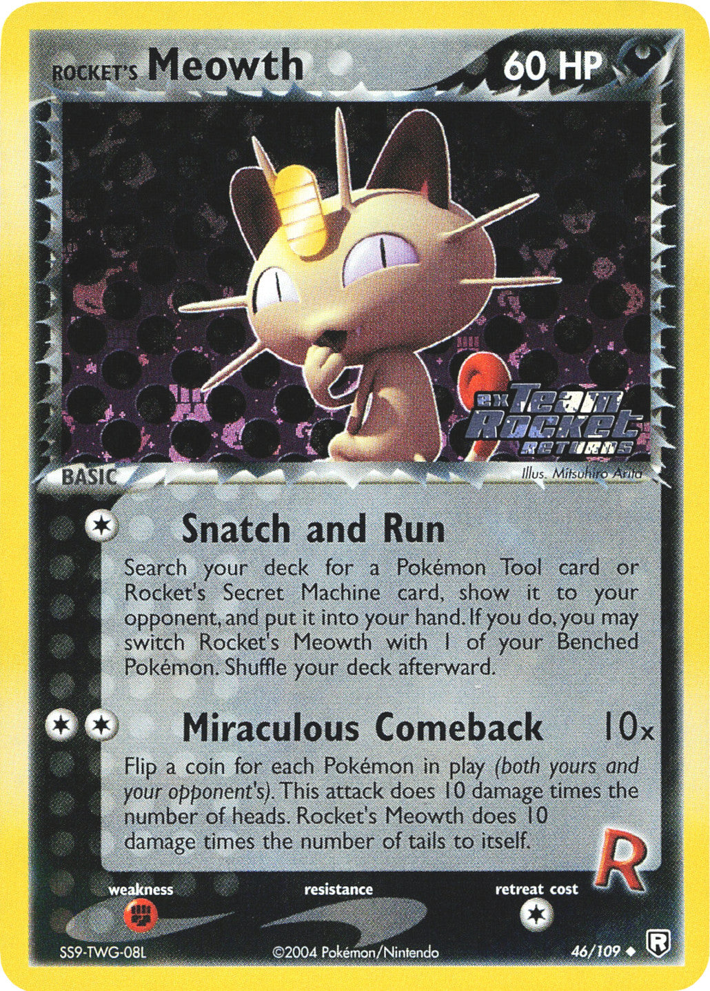 Rocket's Meowth (46/109) (Stamped) [EX: Team Rocket Returns] | Game Haven TX