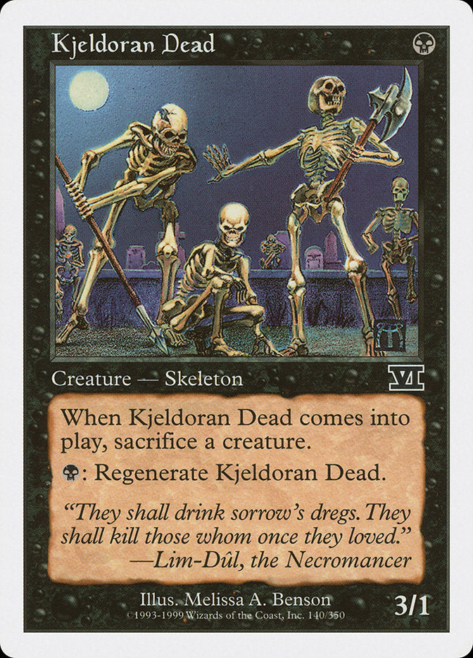 Kjeldoran Dead [Classic Sixth Edition] | Game Haven TX