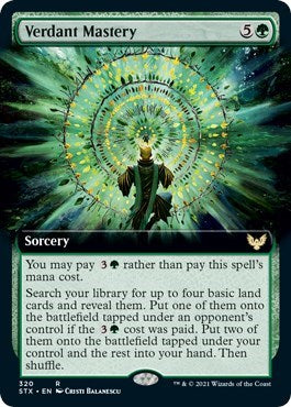 Verdant Mastery (Extended) [Strixhaven: School of Mages] | Game Haven TX