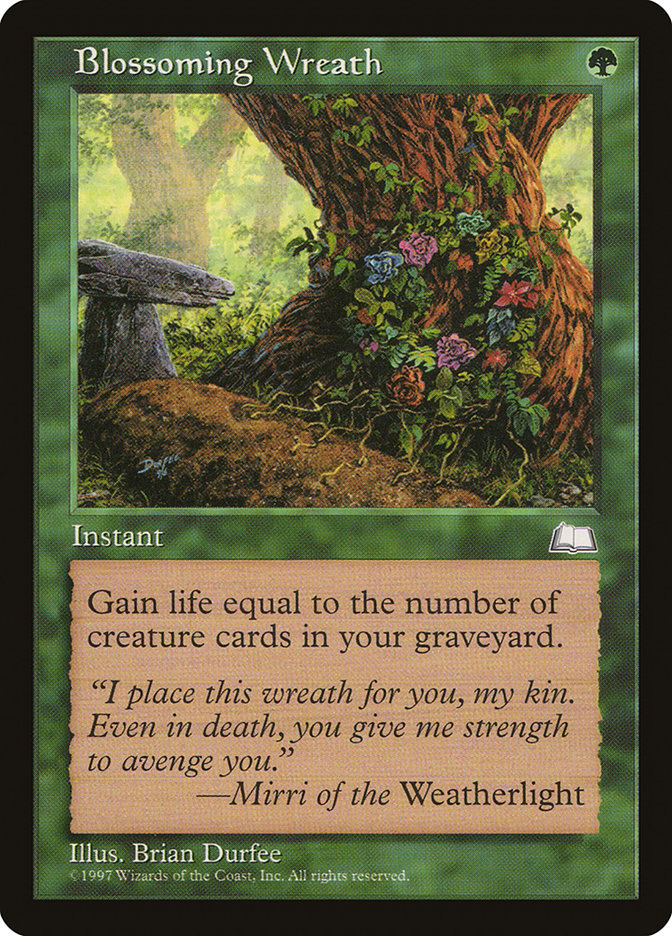 Blossoming Wreath [Weatherlight] | Game Haven TX