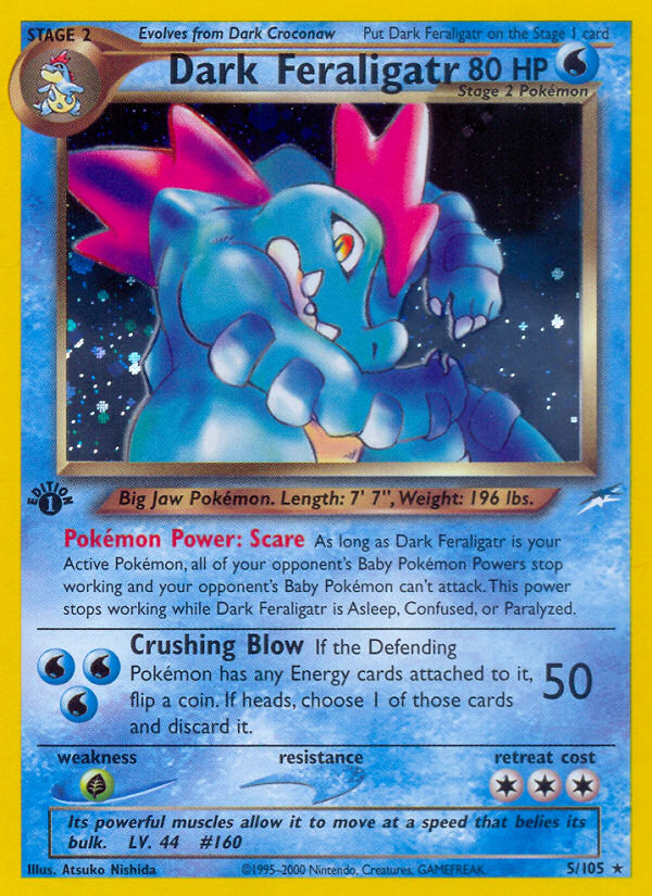 Dark Feraligatr (5/105) [Neo Destiny 1st Edition] | Game Haven TX