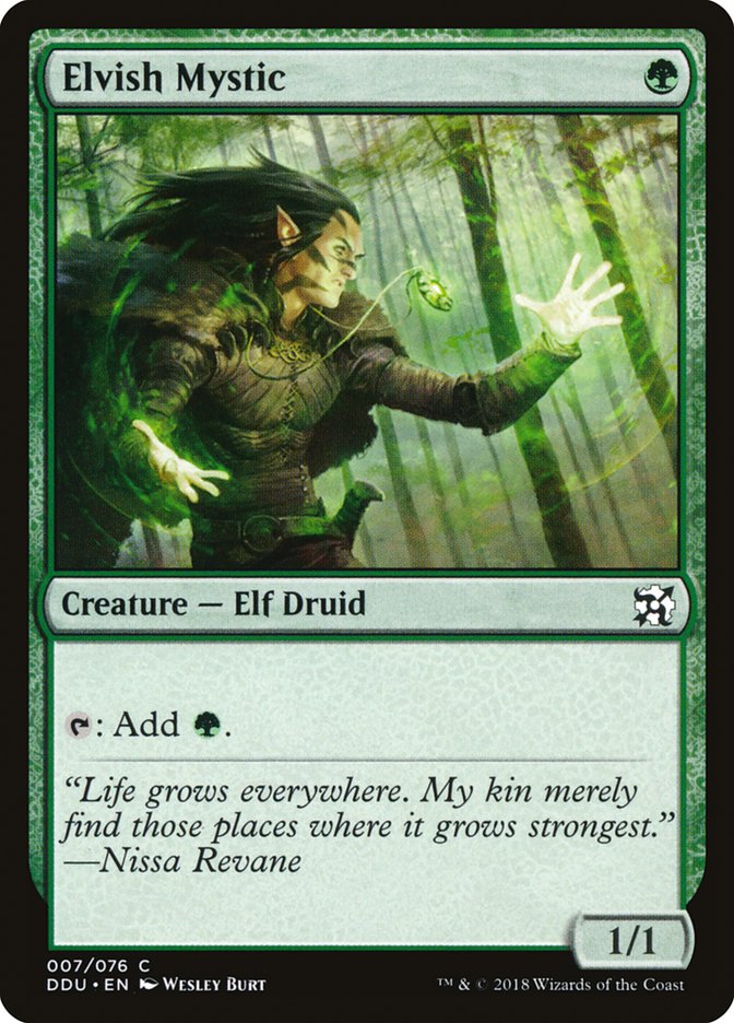 Elvish Mystic [Duel Decks: Elves vs. Inventors] | Game Haven TX