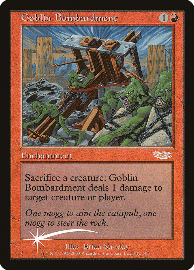 Goblin Bombardment [Friday Night Magic 2003] | Game Haven TX