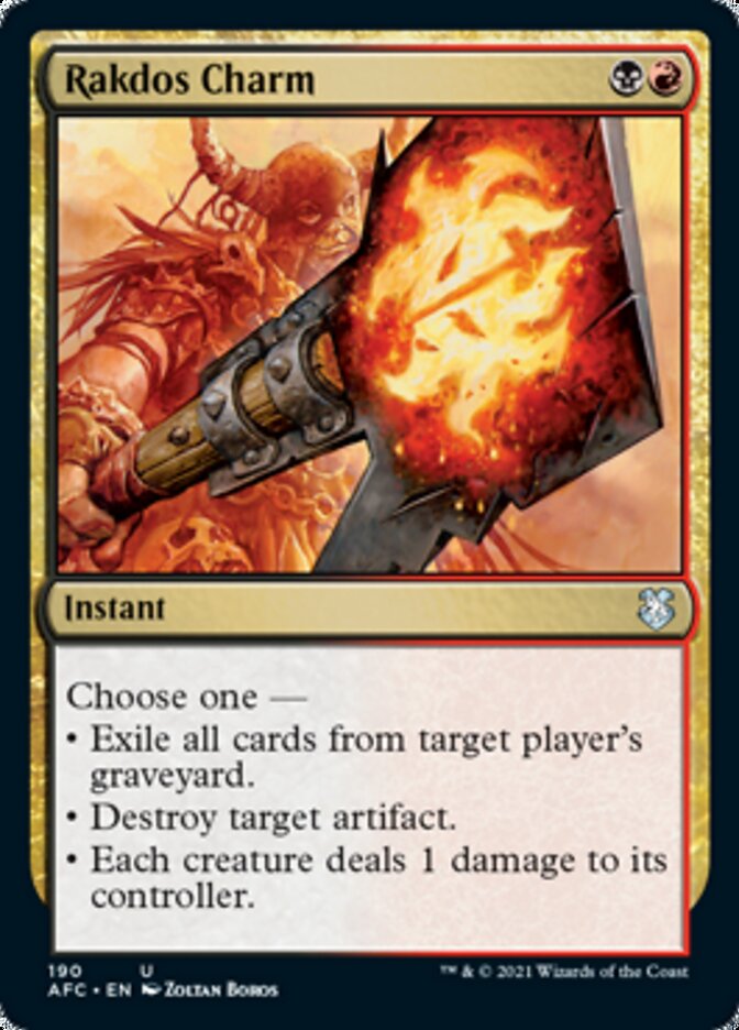 Rakdos Charm [Dungeons & Dragons: Adventures in the Forgotten Realms Commander] | Game Haven TX