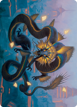 Ao, the Dawn Sky 1 Art Card [Kamigawa: Neon Dynasty Art Series] | Game Haven TX