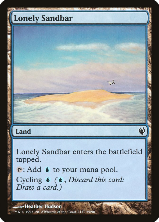 Lonely Sandbar [Duel Decks: Izzet vs. Golgari] | Game Haven TX