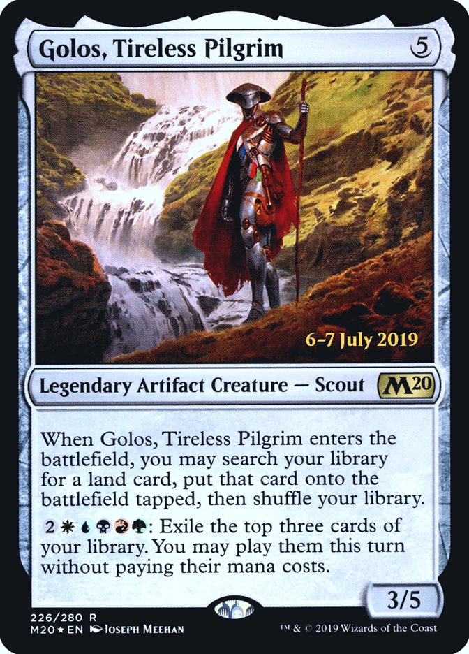 Golos, Tireless Pilgrim [Core Set 2020 Promos] | Game Haven TX