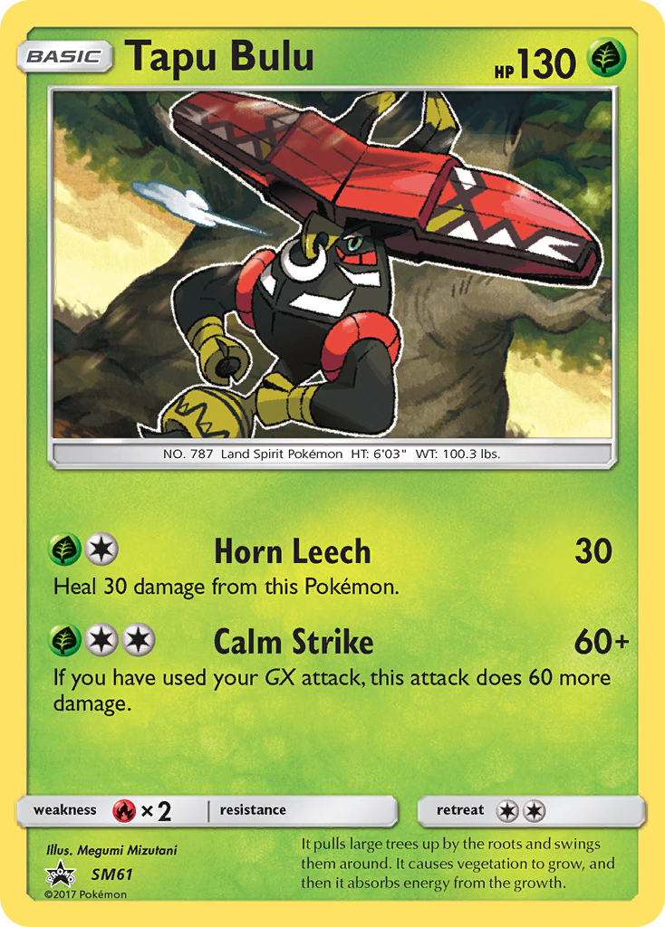 Tapu Bulu (SM61) [Sun & Moon: Black Star Promos] | Game Haven TX