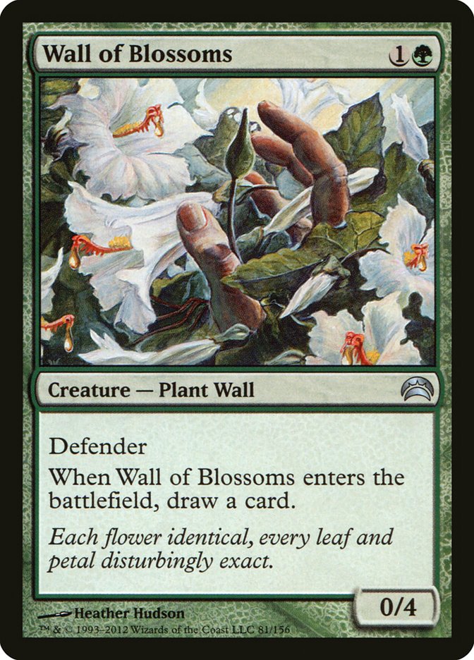 Wall of Blossoms [Planechase 2012] | Game Haven TX