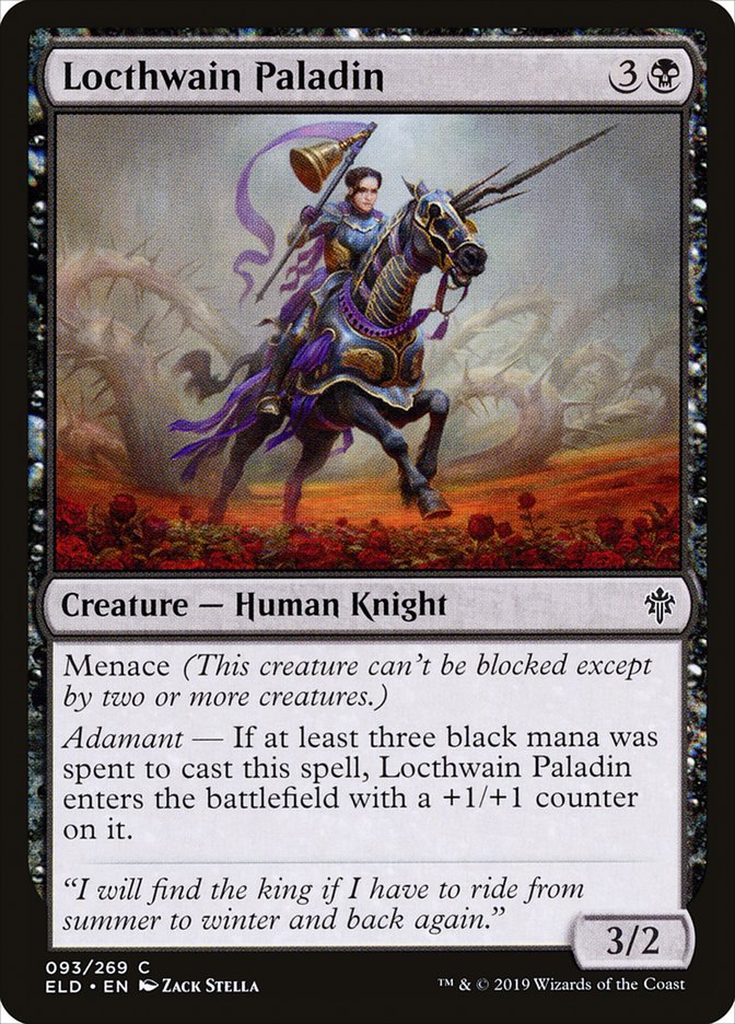 Locthwain Paladin [Throne of Eldraine] | Game Haven TX