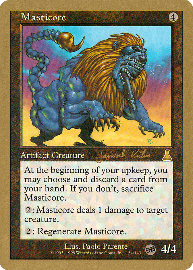 Masticore (Janosch Kuhn) (SB) [World Championship Decks 2000] | Game Haven TX