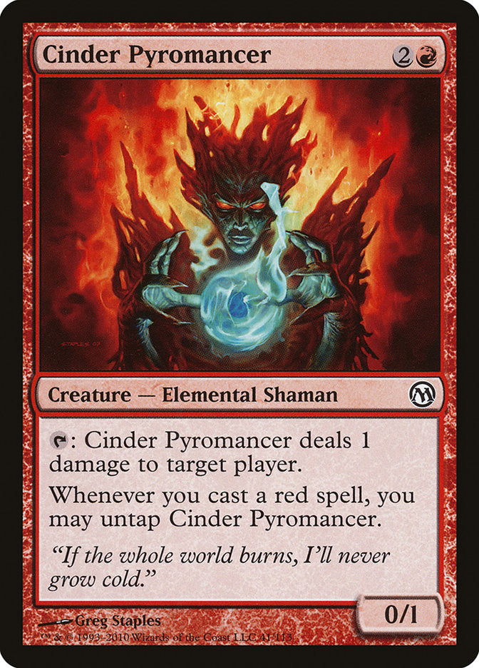 Cinder Pyromancer [Duels of the Planeswalkers] | Game Haven TX