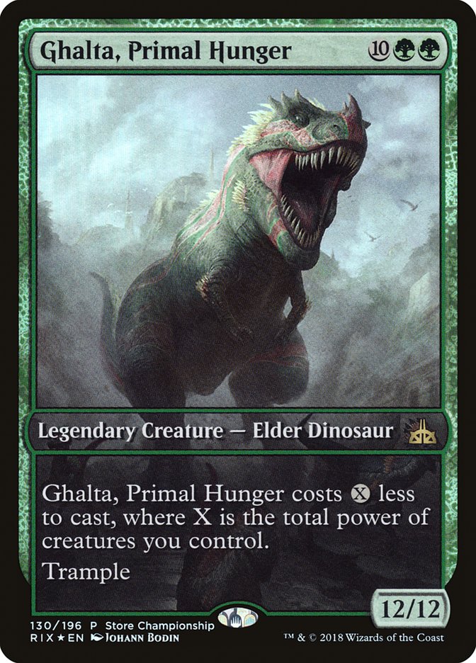 Ghalta, Primal Hunger [Rivals of Ixalan Promos] | Game Haven TX