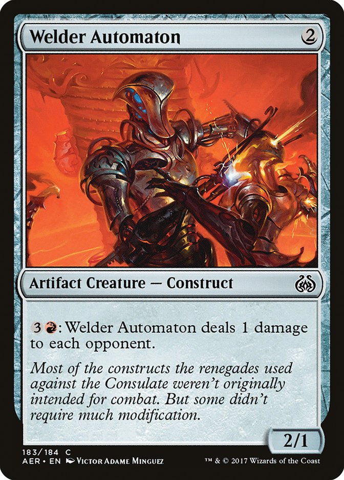 Welder Automaton [Aether Revolt] | Game Haven TX