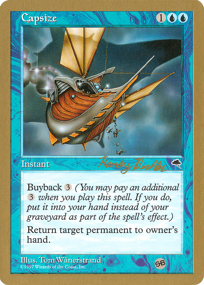 Capsize (Randy Buehler) (SB) [World Championship Decks 1998] | Game Haven TX