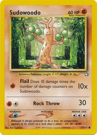 Sudowoodo (77/111) [Neo Genesis Unlimited] | Game Haven TX