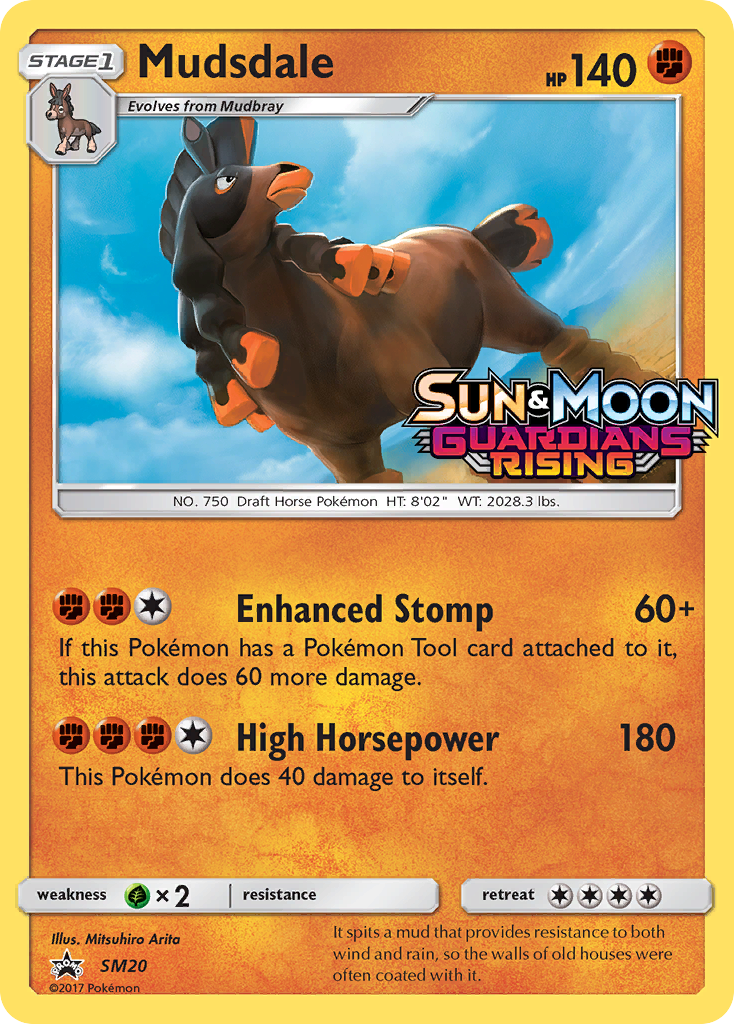 Mudsdale (SM20) [Sun & Moon: Black Star Promos] | Game Haven TX