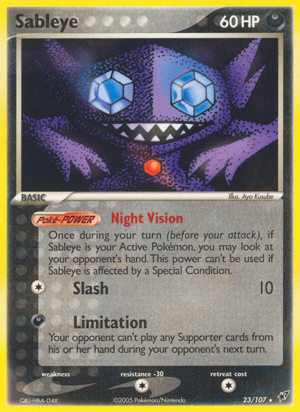 Sableye (23/107) [EX: Deoxys] | Game Haven TX
