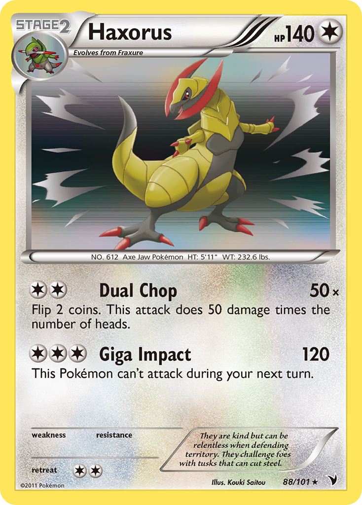 Haxorus (88/101) [Black & White: Noble Victories] | Game Haven TX
