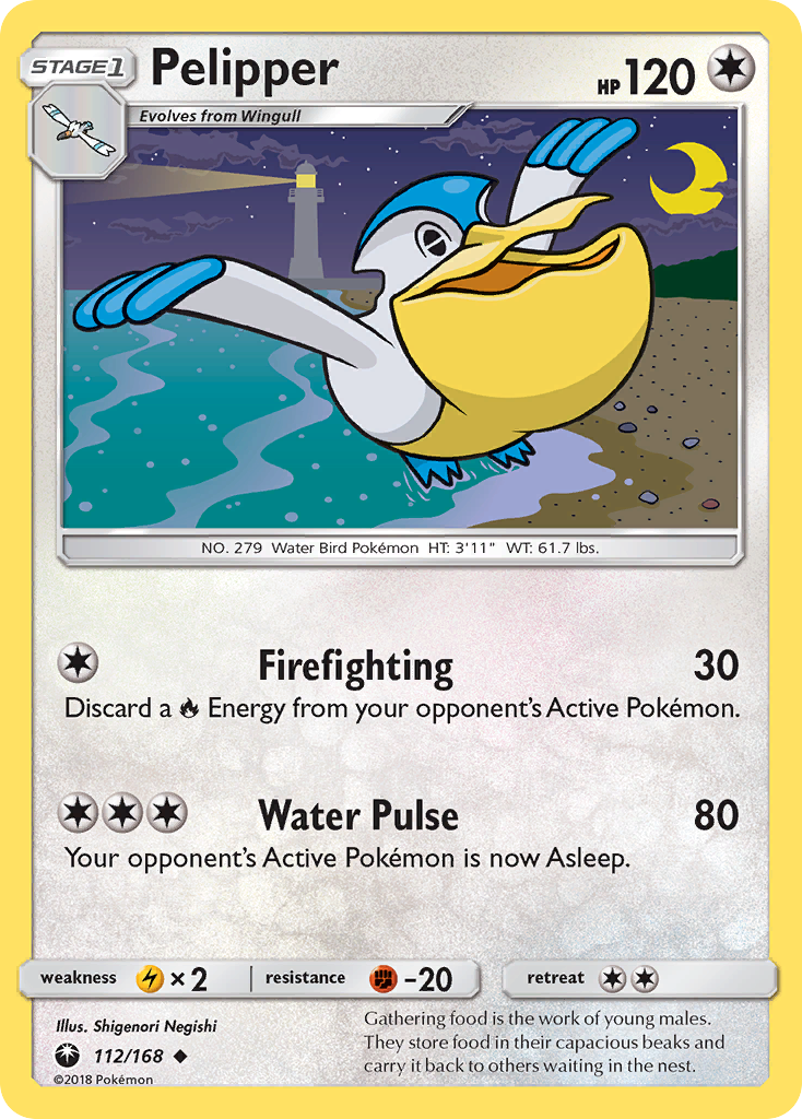 Pelipper (112/168) [Sun & Moon: Celestial Storm] | Game Haven TX
